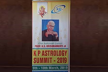 image-KP Astrology Summit 2019 on 9th &10th March, at Hotel A’La Liberty